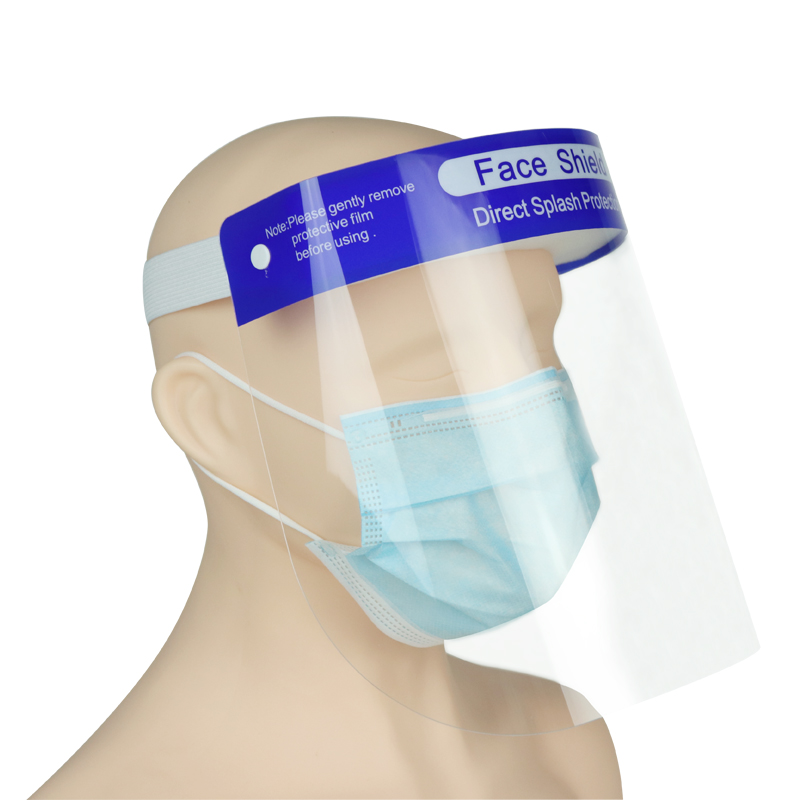 Medical Disposable Plastic Protection Face Shield CE FDA Certificate